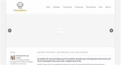 Desktop Screenshot of hamilton-immobilien.com