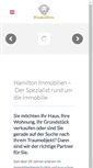 Mobile Screenshot of hamilton-immobilien.com